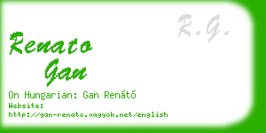 renato gan business card